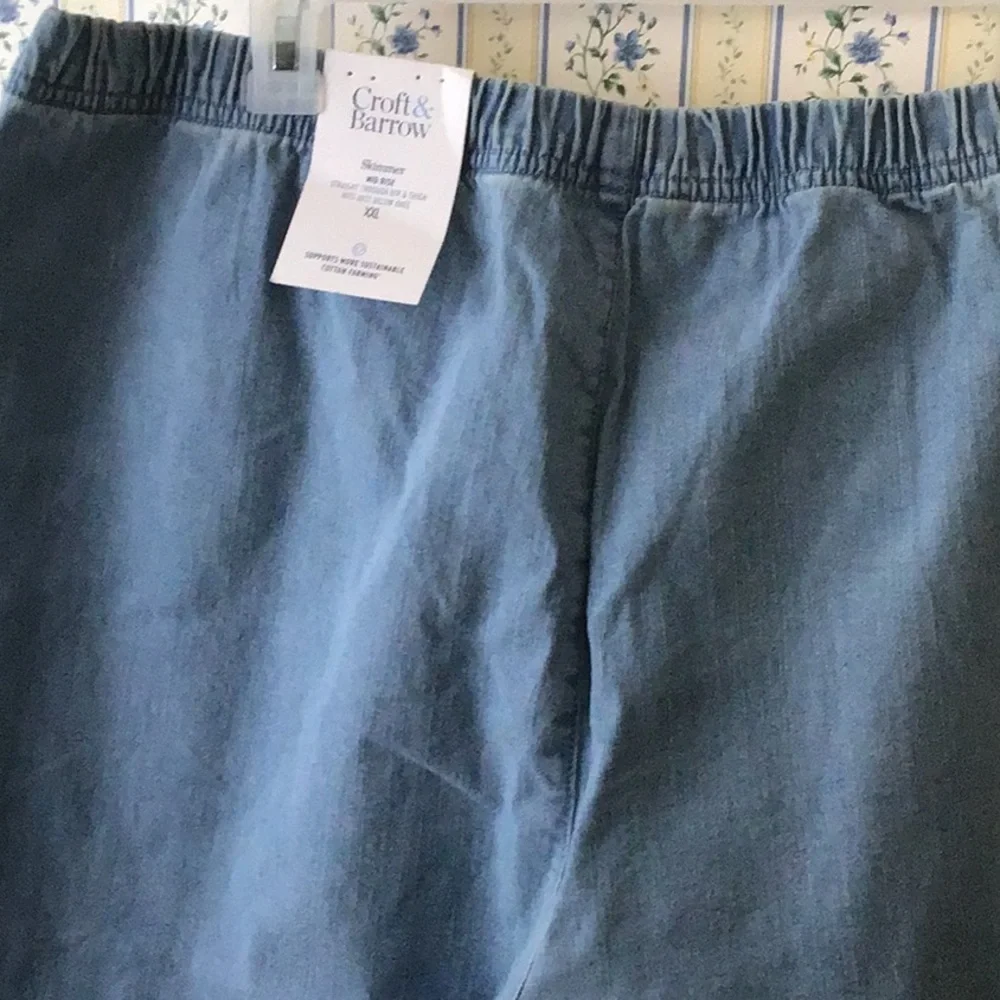 Denim capris